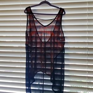 Sheer bohemian top